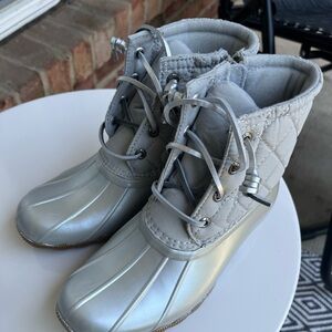 Sperry Saltwater duck boots girls size 1